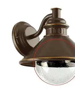 Lampy Eglo - Náhradné sklo k nástennému svietidlu ALBACETE číra GL3704