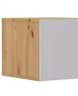 Nadstavce na skrine Nadstavec na skriňu 1f Malta svetlo šedá/artisan (115)
