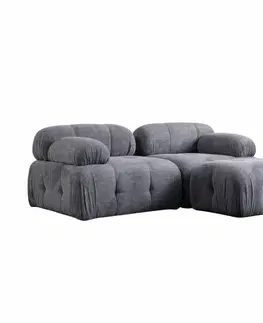 Sedacie súpravy Rohová sedacia súprava / Rohová pohovka Petite 2 - Grey