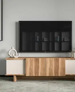 Konferenčné stolíky Televízny stolík Diana Beige and Walnut