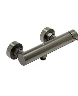 Kúpeľňové batérie Sprchová batéria SAT Aurum bez sprchového setu 150 mm brúsený gun metal SATBAUR268BGM SATBAUR268BGM