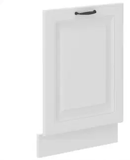 Dvierka a čelá zásuviek pre kuchynske skrinky Dvierka na umývačku STILO biely mat/biely Dvierka zm 570x446