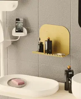 Police Nástenná polica Short Pouch - Gold