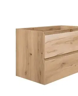 Kúpeľňový nábytok Kúpeľňová skrinka s dubovou krycou doskou SAT B-Way dub mat BWAY280OAKDESK BWAY280OAKDESK
