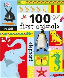 Leporelá, krabičky, puzzle knihy 100 First Animals