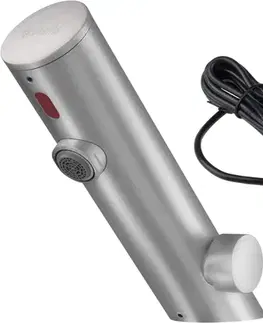 Kúpeľňové batérie DEANTE - Sense steel Umývadlová batéria, bezdotyková, vrátane regulácie teploty - 230/6V BQR_F29V