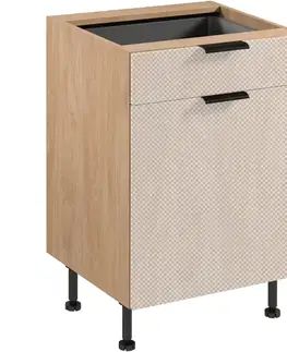 Kuchynské skrinky Korpus Luxeo K04-D60S1-AX dub puccini