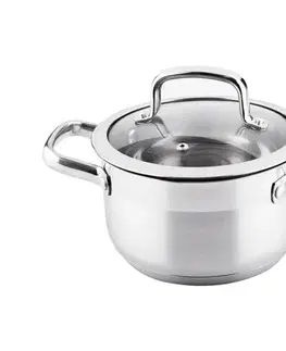 Panvice a hrnce Lamart - Hrniec s pokrievkou 18 cm nerez 42000341