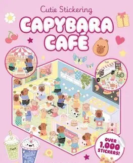 Nalepovačky, vystrihovačky, skladačky Cutie Stickering 1 Capybara Cafe: The Ultimate Cosy Sticker Book - Suzanne Washington