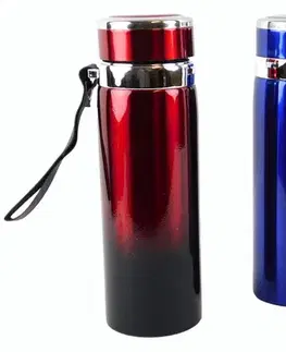 Termosky a termohrnčeky MAKRO - Termoska 800ml, 7x24cm, rôzne farby