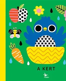 Leporelá, krabičky, puzzle knihy Színek a babának - A kert