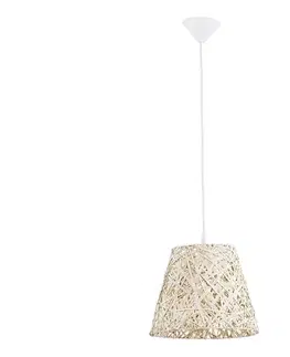 Svietidlá  Luster na lanku CANNUCIA 1xE27/15W/230V krémová 16443