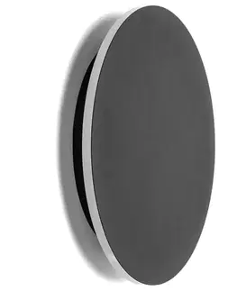 Svietidlá  B.V.  - LED Nástenné svietidlo LED/12W/230V 6500K 25 cm čierna B10303H89