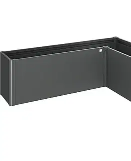 Truhlíky Biohort Hrantík BIOHORT Belvedere L 201,6 x 201,6 x 61 cm (tmavo šedá metalíza)