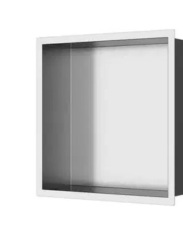 Regály a poličky Vstavaná polička SAT Aurum kartáčovaná oceľ 33x33 cm SATAURN3030BS SATAURN3030BS