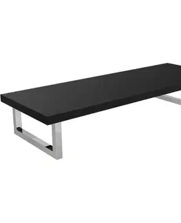 Kúpeľňový nábytok CERANO - Doska pod umývadlo Navira Pro + 2 konzoly pod dosku - čierna matná - 80x46x3,6 CER-606081