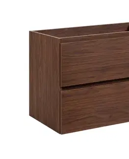 Skrinky do kúpeľne Elvisia Skrinka pod umývadlo SIMPLE Oak walnut | 80 cm