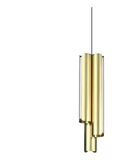 Svietidlá Ideal Lux - LED stmievateľný luster na lanku DORICA 3xLED/9W/230V CRI 90 pr. 9,5 cm mosadz 366494