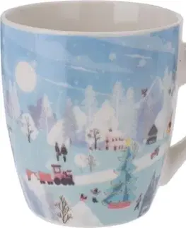 Hrnčeky a šálky Kinekus Hrnček vianočný 200 ml porcelán mix