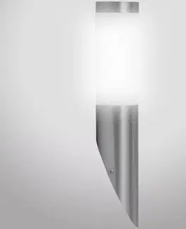Vonkajšie moderné svietidlá Nástenná záhradná lampa INOX 8261 K1