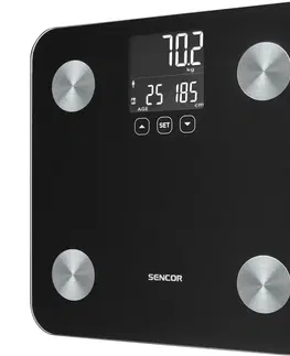 Osobné váhy Sencor SBS 6026BK osobná fitness váha, čierna