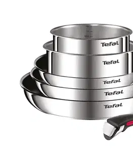Panvice a hrnce Tefal - Sada riadu 6 ks INGENIO COOK z nerezovej ocele L881S604