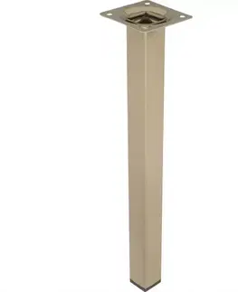 Nábytkové nohy a pätky Štvorcová nábytková noha 30 cm inox