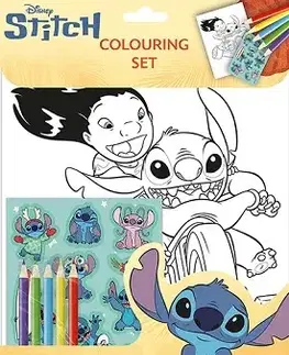 Pre deti a mládež - ostatné Maľovankový set - Lilo & Stitch