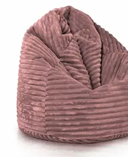 Sedacie vaky a kocky Sedací vak Bag Sako XL stripe TiaHome - ružová