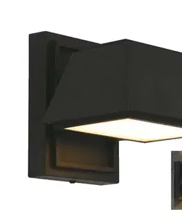 LED osvetlenie  LED Vonkajšie nástenné svietidlo LED/15W/230V IP65 4000K čierna 23027