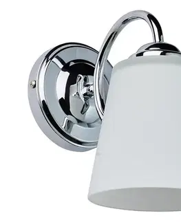 Svietidlá  Nástenná lampa PAFOS 1xE27/15W/230V lesklý chróm ML2259