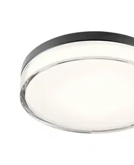 Svietidlá Redo 01-3736 - LED Stropné svietidlo FRISBI LED/18W/230V 3000/4000K IP44 čierna 01-3736