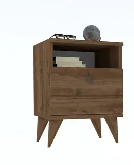 Konferenčné stolíky Nočný stolík Barlo Walnut