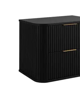 Skrinky do kúpeľne Elvisia Skrinka pod umývadlo ELEGANCE Black | 60 cm