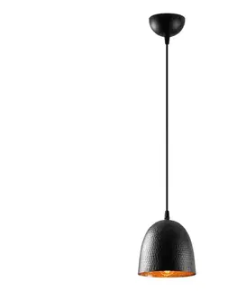 Svietidlá  Závesné svietidlo na lane TATTOO 1xE27/40W/230V pr. 16 cm čierne 584TTM1269