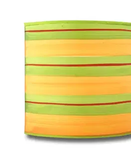 Nástenné svetlá Nástenná lampa 1X40W E14 zelená oranžová MAJA
