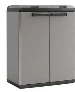 Vonkajšie koše Záhradný recyklačný kôš SPLIT CABINET BASIC Keter