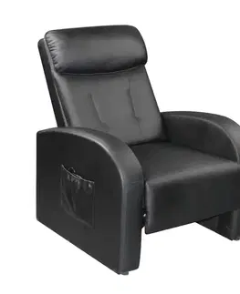 Relaxačné kreslá Masážné kreslo TOLEDO hnedé K71