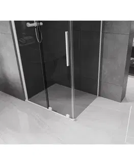 Sprchovacie kúty MEXEN/S - Velár sprchovací kút, posuvné dvere 140 x 90, grafit, biela 871-140-090-41-20