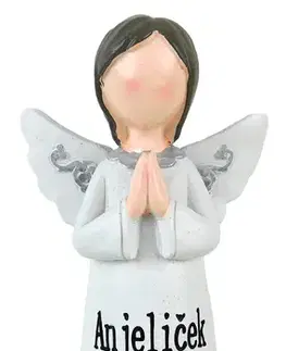 Sošky, figurky - anjeli MAKRO - Soška anjeliček strážniček 20cm