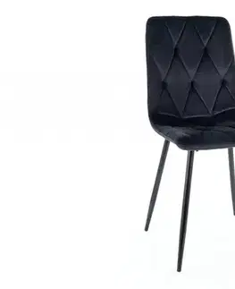 Jedálenské zostavy Jedálenská stolička TOM VELVET Signal