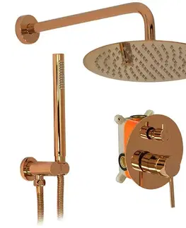 Sprchy a sprchové panely REA - Podomietková sprchová sada Copper + BOX REA-P7999