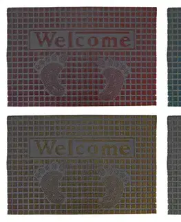 Rohožky MAKRO - Rohož Welcome 40x60cm, rôzne farby, guma
