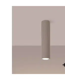 Svietidlá BRILAGI - LED bodové svietidlo CRESTO 1xGU10/10W/230V 30 cm taupe BR.1778