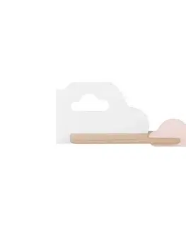 Svietidlá  LED Detské nástenné svietidlo s poličkou CLOUD LED/5W/230V biela/ružová 21-76717