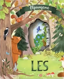 Leporelá, krabičky, puzzle knihy Les - Objavujeme