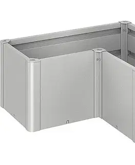 Truhlíky Biohort Hrantík BIOHORT Belvedere L 103 x 103 x 45 cm (strieborná metalíza)