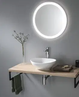 Kúpeľňový nábytok AQUALINE - VEGA doska pod umývadlo 72,5x45cm, dub platin VG775