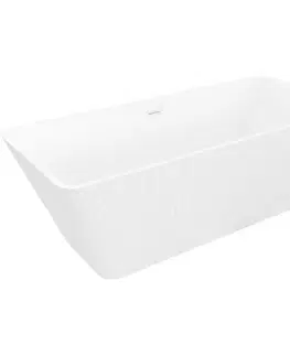 Vane MEXEN/S - Tava voľne stojaca vaňa reliéf 170 x 75, biela, sifón a prepad biela 52851707500-20