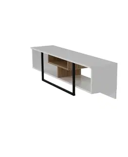 TV stolíky TV stolík Asal (150) - White, Ud, Black